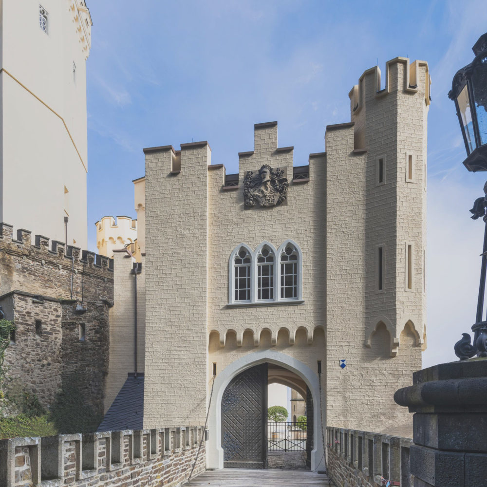 Restoration Work of Stolzenfels Castle, Koblenz