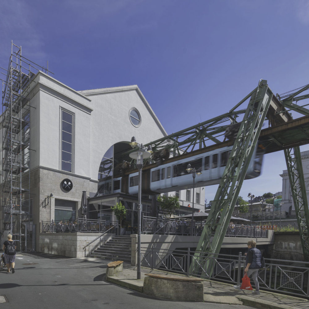 Restoration Work of Schwebebahn, Wuppertal